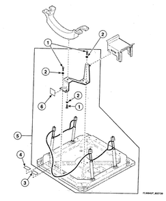 Shipping Assy Diagram and Parts List for SWFF71QN3050  Speed Queen Washer