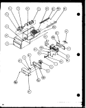ICE BUCKET AND ICE MAKER Diagram and Parts List for SCD19H P7804503W Amana Refrigerator