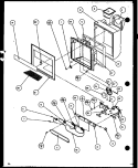 ICE AND WATER CAVITY Diagram and Parts List for SCDT22H P7836011W Amana Refrigerator