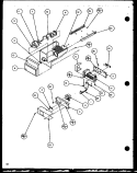 ICE BUCKET AND ICE MAKER Diagram and Parts List for SCDT22H P7836011W Amana Refrigerator