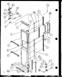 FZ DOOR Diagram and Parts List for SXDT22H P7836012W Amana Refrigerator