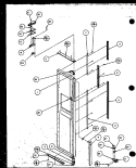 FZ DOOR Diagram and Parts List for SXD22M2L P1155002W L Amana Refrigerator