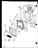 ICE AND WATER CAVITY Diagram and Parts List for SXD22M2L P1155002W L Amana Refrigerator