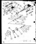 CRUSHED ICE BUCKET Diagram and Parts List for SXD22M2L P1155002W L Amana Refrigerator