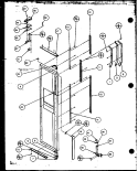FZ DOOR Diagram and Parts List for 36051 P1122003W W Litton Refrigerator