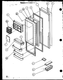 MACHINE COMPARTMENT - PAN COMP Diagram and Parts List for 36051 P1122003W W Litton Refrigerator