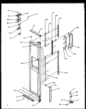 FZ DOOR HINGE AND TRIM PARTS Diagram and Parts List for SXD20NE P1162504W E Amana Refrigerator