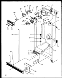 REF / FZ CONTROLS AND CABINET PARTS Diagram and Parts List for SXD20NE P1162504W E Amana Refrigerator