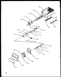 CRUSHED ICE BUCKET Diagram and Parts List for SXD20NE P1162504W E Amana Refrigerator