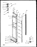 Part Location Diagram of R0181181 Whirlpool Door Closure Cam Kit