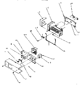 Ice Maker Diagram and Parts List for SPD25QA3W-P1181321WW  Amana Refrigerator