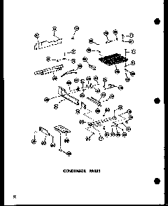 Condensor Parts Diagram and Parts List for SRN22N-C-P60230-17WC  Amana Refrigerator
