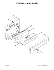 Part Location Diagram of W11594263 Whirlpool CNTRL-ELEC