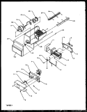Part Location Diagram of WPD7749401 Whirlpool Ice Maker Helix End Cap
