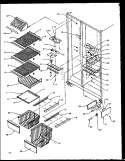 Part Location Diagram of 10282303 Whirlpool GLIDE, FRZ L.H.
