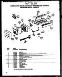 COMPACT ICE MAKERPARTS LIST Diagram and Parts List for ELEC REF  Amana Refrigerator