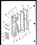 Part Location Diagram of 10300502GQ Whirlpool FZ Door FOAM AS CFC 11