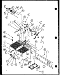 MACHINE COMPARTMENT TECUMSEH COMPRESSOR Diagram and Parts List for SLD25M2W P1121107W W Amana Refrigerator