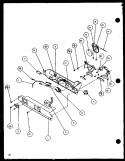 ICE AND WATER CAVITY Diagram and Parts List for SLD25M2W P1121107W W Amana Refrigerator