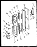 Part Location Diagram of D7783710 Whirlpool Shelf & Shelf Support
