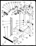 Part Location Diagram of D7788612 Whirlpool MULLION, VERT (BLACK)