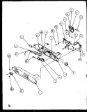ICE AND WATER CAVITY Diagram and Parts List for SQD25MB3L P1153404W L Amana Refrigerator