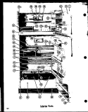 INTERIOR PARTS Diagram and Parts List for TCI-19D  Amana Refrigerator
