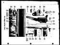DOOR HINGES AND DOOR PARTS Diagram and Parts List for T-17E  Amana Refrigerator