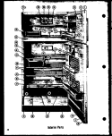INTERIOR PARTS Diagram and Parts List for TCI-19LE  Amana Refrigerator