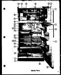 Page 17 Diagram and Parts List for TCI-19LE  Amana Refrigerator