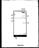Page 1 Diagram and Parts List for T-17D  Amana Refrigerator