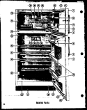 INTERIOR PARTS Diagram and Parts List for T-17D  Amana Refrigerator