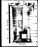 FZ INTERIOR Diagram and Parts List for T-17D  Amana Refrigerator