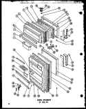 Page 6 Diagram and Parts List for TM17G  Amana Refrigerator