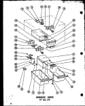 INTERIOR PARTS 17 CU. FT. Diagram and Parts List for TM17G  Amana Refrigerator