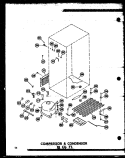 COMPRESSOR & CONDENSOR 18 CU. FT. Diagram and Parts List for TC18J-C P6023612W C Amana Refrigerator