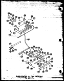 EVAP & FAN MOTORS 18 CU. FT. Diagram and Parts List for TC18N-C P6023662W C Amana Refrigerator