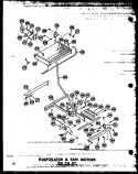 EVAP & FAN MOTORS 20 CU. FT. Diagram and Parts List for TD20W-C P6030338W C Amana Refrigerator
