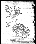 EVAP & FAN MOTORS 23 CU. FT. Diagram and Parts List for TD23W P6030363W Amana Refrigerator