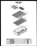 Page 1 Diagram and Parts List for GFS142MN01 GFS142MN0 1 Caloric Refrigerator