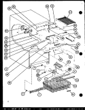 Page 3 Diagram and Parts List for BC20J P7680812W Amana Refrigerator