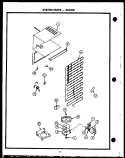 SYSTEM PARTS Diagram and Parts List for GCS120  Caloric Refrigerator