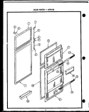 Part Location Diagram of 0086606 Whirlpool GASKET FREEZER DOOR **NLA*