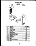 AIRFLOW PARTS Diagram and Parts List for GFS227MN02 GFS227MN0 2 Amana Refrigerator