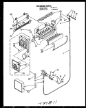 ICE MAKER PARTS Diagram and Parts List for GFS227MN02 GFS227MN0 2 Amana Refrigerator
