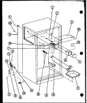 Page 4 Diagram and Parts List for TXI18K P7803239W Amana Refrigerator