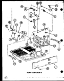 REAR COMPONENTS Diagram and Parts List for TX20K P7803206W Amana Refrigerator