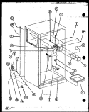 Page 18 Diagram and Parts List for TXI22K P7803243W Amana Refrigerator