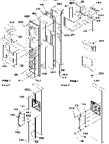 Freezer Door Diagram and Parts List for SGD22TL-P1303510WL  Amana Refrigerator