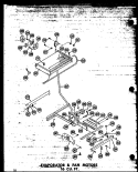 EVAP & FAN MOTORS 16 CU. FT. Diagram and Parts List for T16W-A P6030306W A Amana Refrigerator